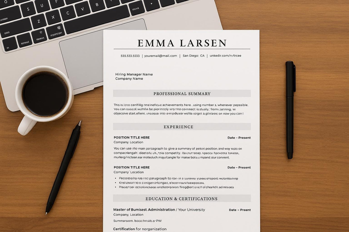 Student Resume Template