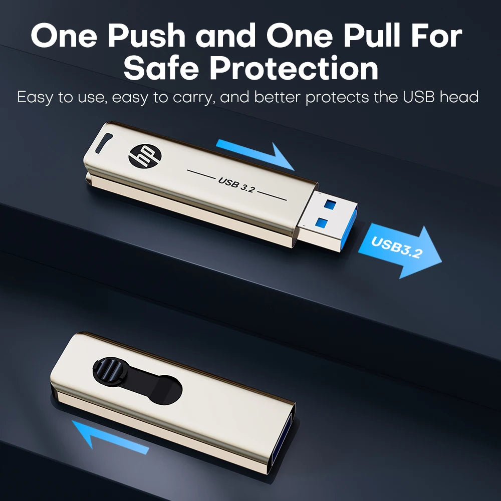 USB3.2 Metal USB Flash Drive 256GB 128GB 64GB 32GB Pendrive High Speed Memory Stick Usb Device